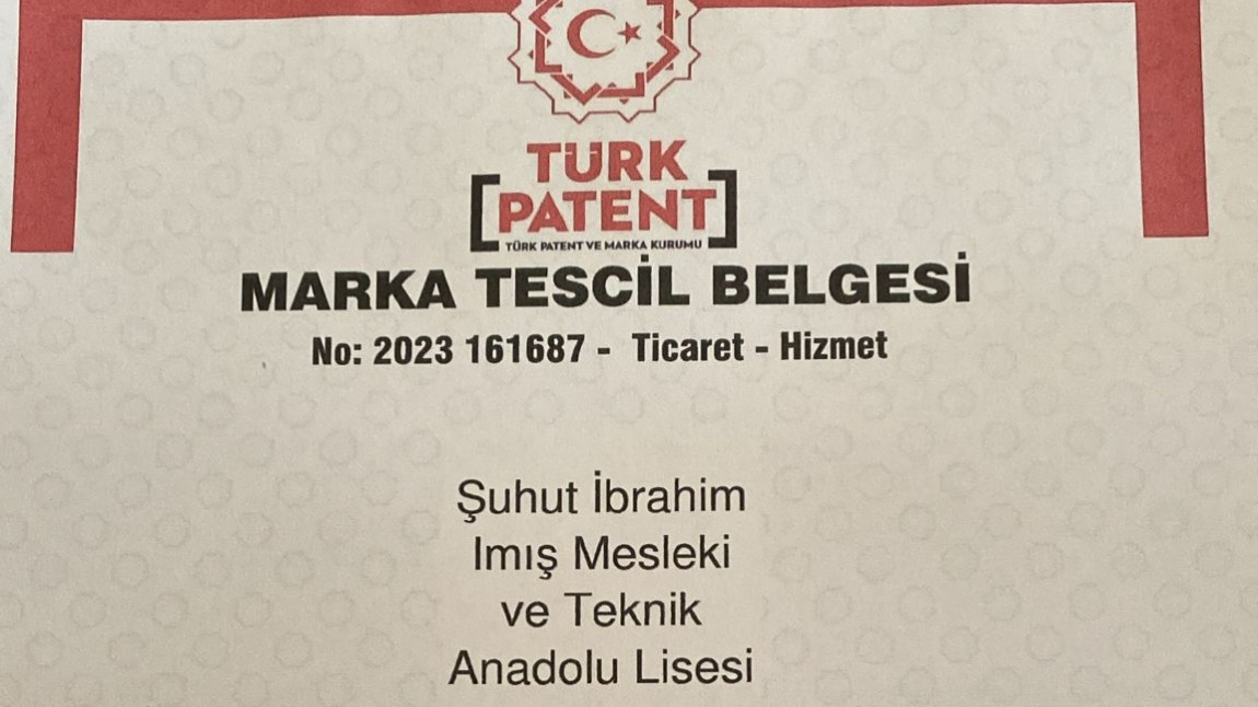 Türk Patent Kurumundan Tescilimizi Aldık